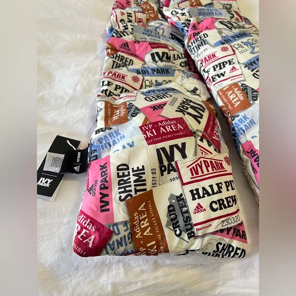 Adidas x Ivy Park | Quilted Puffer Print Logo Scarf | Contemporary OS NWT
